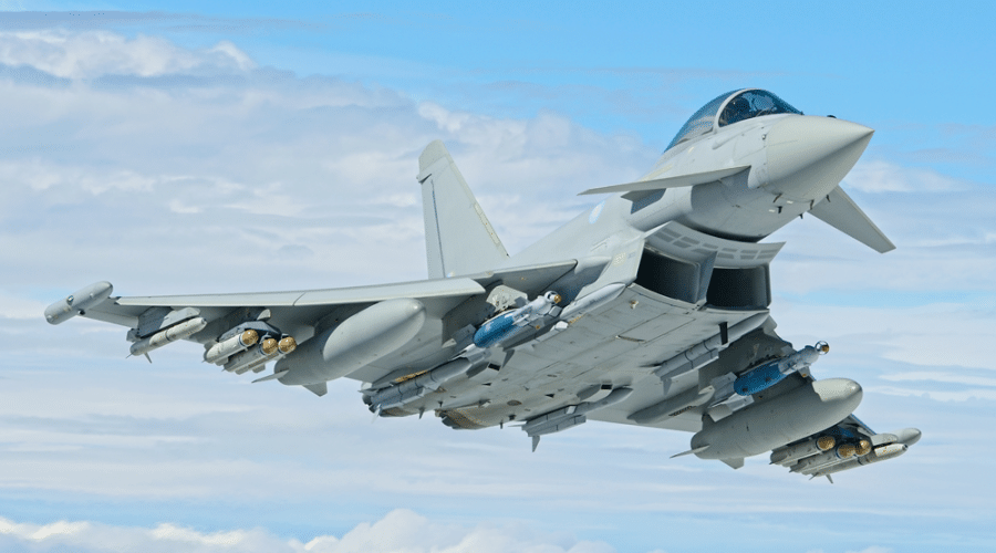 La RAF déploie un missile antimissile anti-drone APKWS sur Typhoon au Moyen-Orient