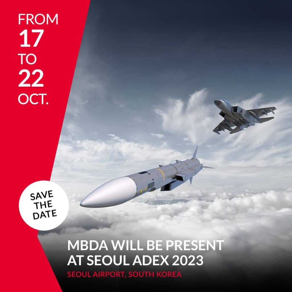 Présentation MBDA au salon ADEX 2023