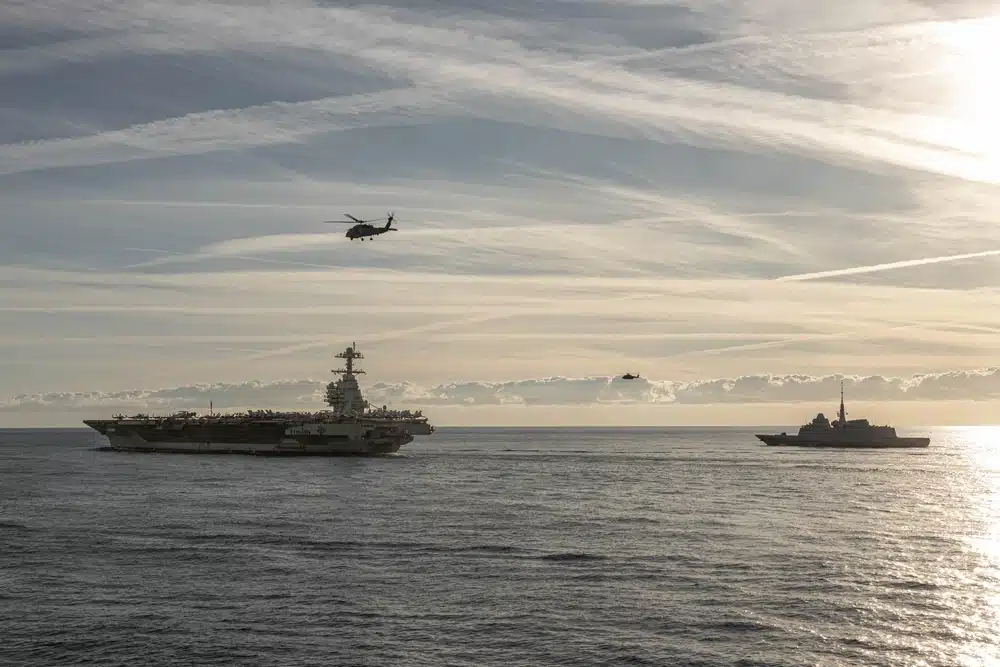 Neptune Strike 25-3 : Navires en formation