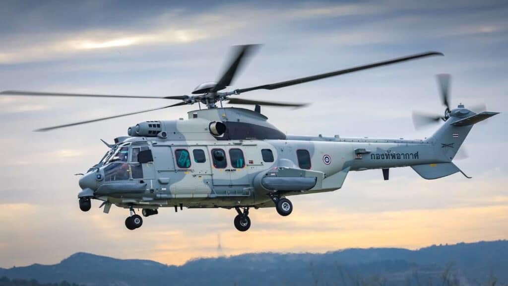 Hélicoptère H225M de la Royal Thai Air Force