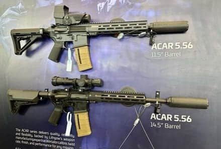 Fusil d’assaut ACAR de Thales