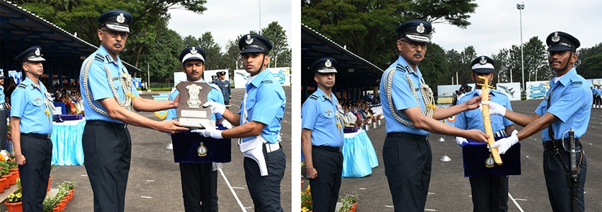 Air Marshal Vijay Kumar Garg lors de la remise des diplômes