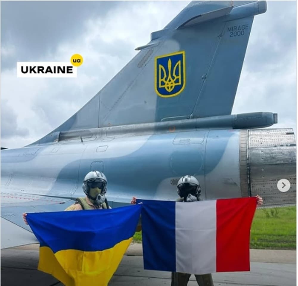Mirage 2000-5F ukrainien en vol