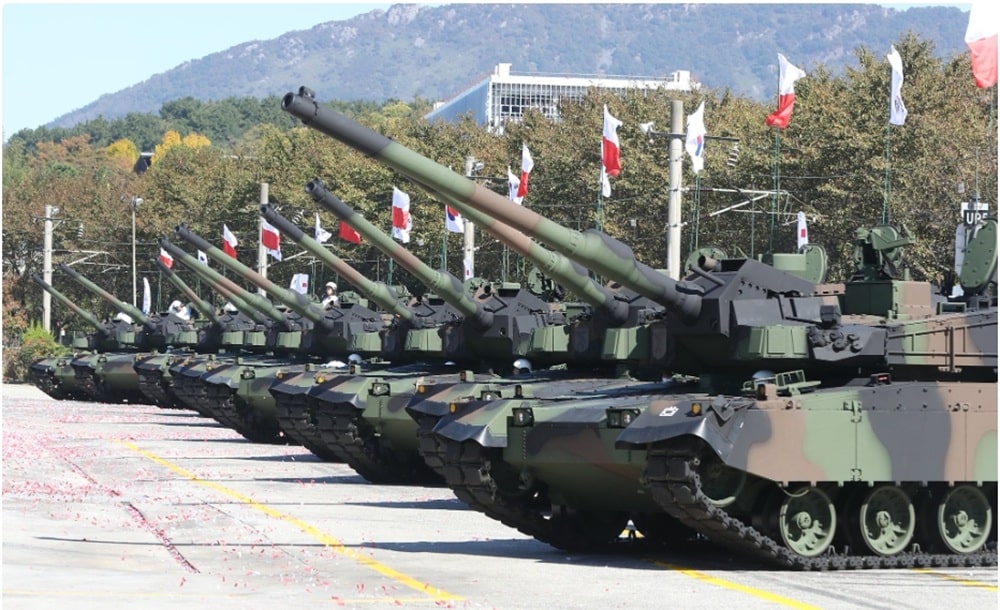 K2 Black Panther pour la Pologne, Changwon, Corée du Sud, 19 octobre 2022