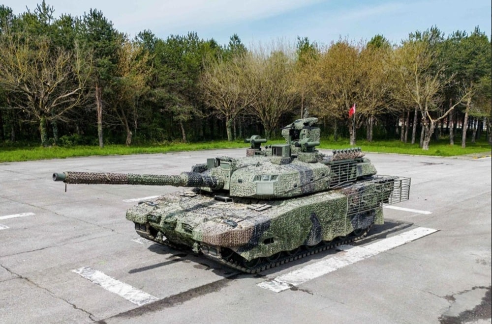 Char de combat principal Altay lors d'essais