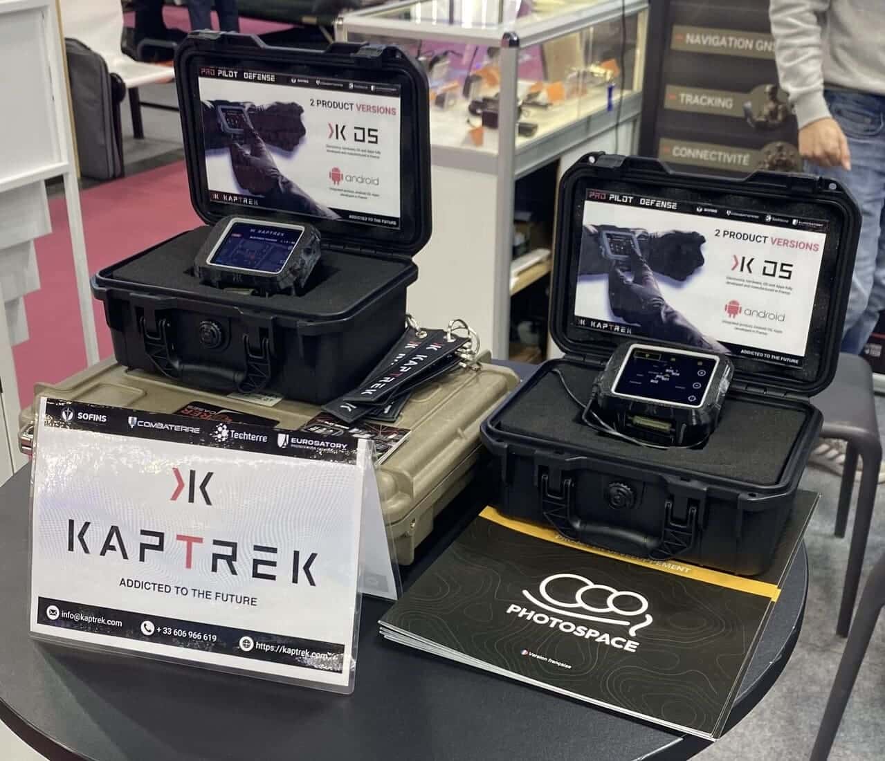 Montre connectée Kaptrek en situation tactique