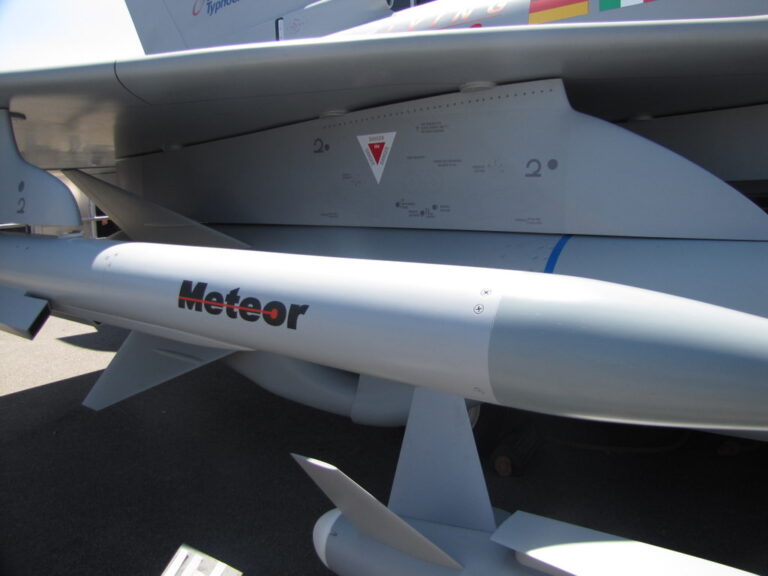 La Luftwaffe effectue le premier tir réel du missile Meteor depuis un Eurofighter