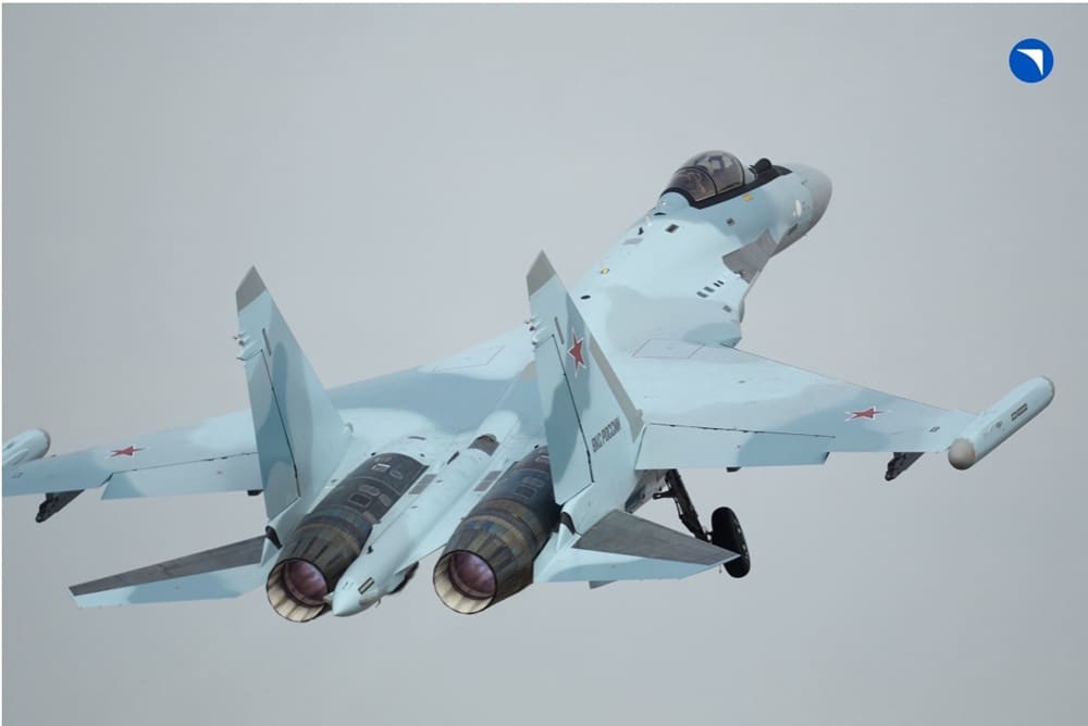 Su-35S en route vers sa base opérationnelle