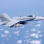 Six chasseurs-bombardiers EF-18A+ Hornet espagnols se préparent à un déploiement en Islande