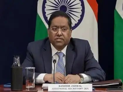 Randhir Jaiswal, porte-parole du MEA