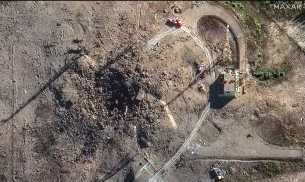 Silo explosé du cosmodrome de Plesetsk