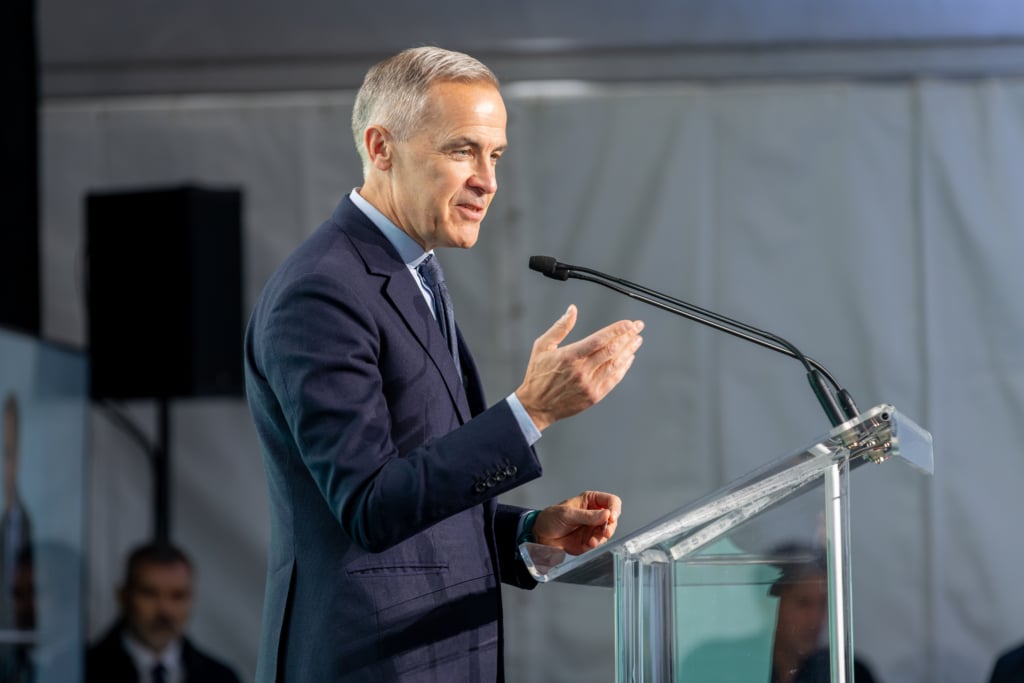 Le Premier ministre canadien Mark Carney