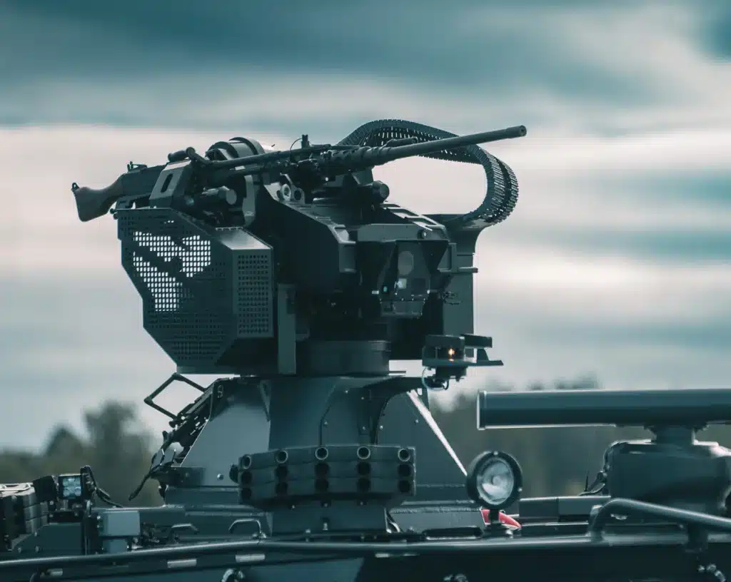 Poste d'armes télécommandé Trackfire de Saab