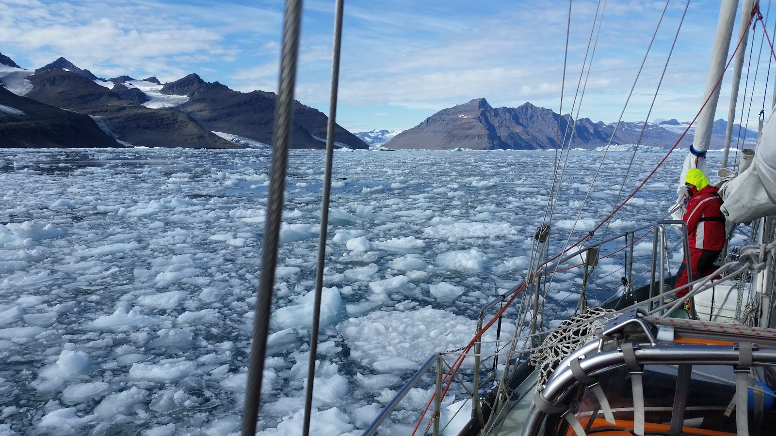 Navigation au Groenland
