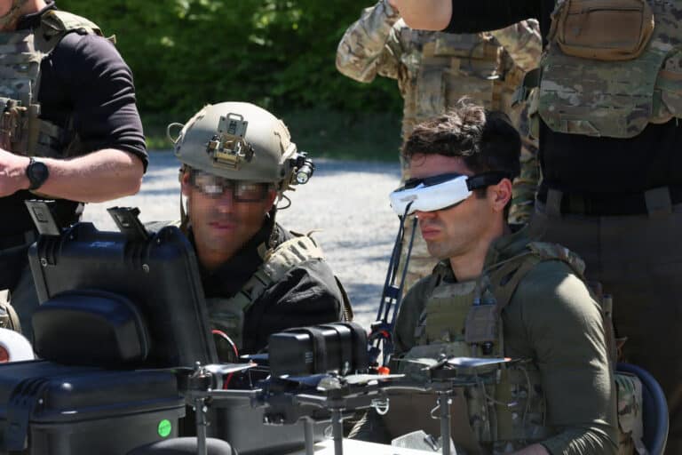 Green Berets with 2nd Battalion, 10th Special Forces...