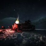 Des Royal Marines tirent au mortier lors d&rsquo;exercices en Norvège arctique dans le cadre de l&rsquo;OTAN