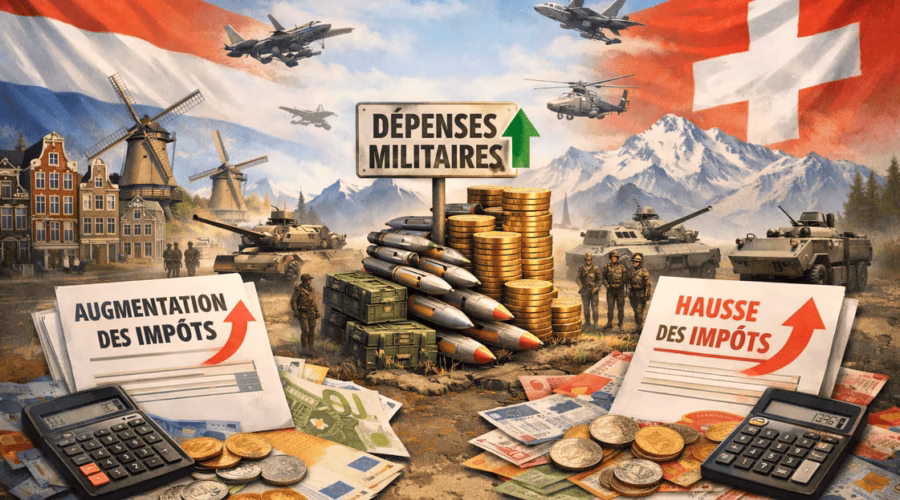 Les Pays-Bas et la Suisse augmentent leurs impôts pour financer la hausse des dépenses militaires