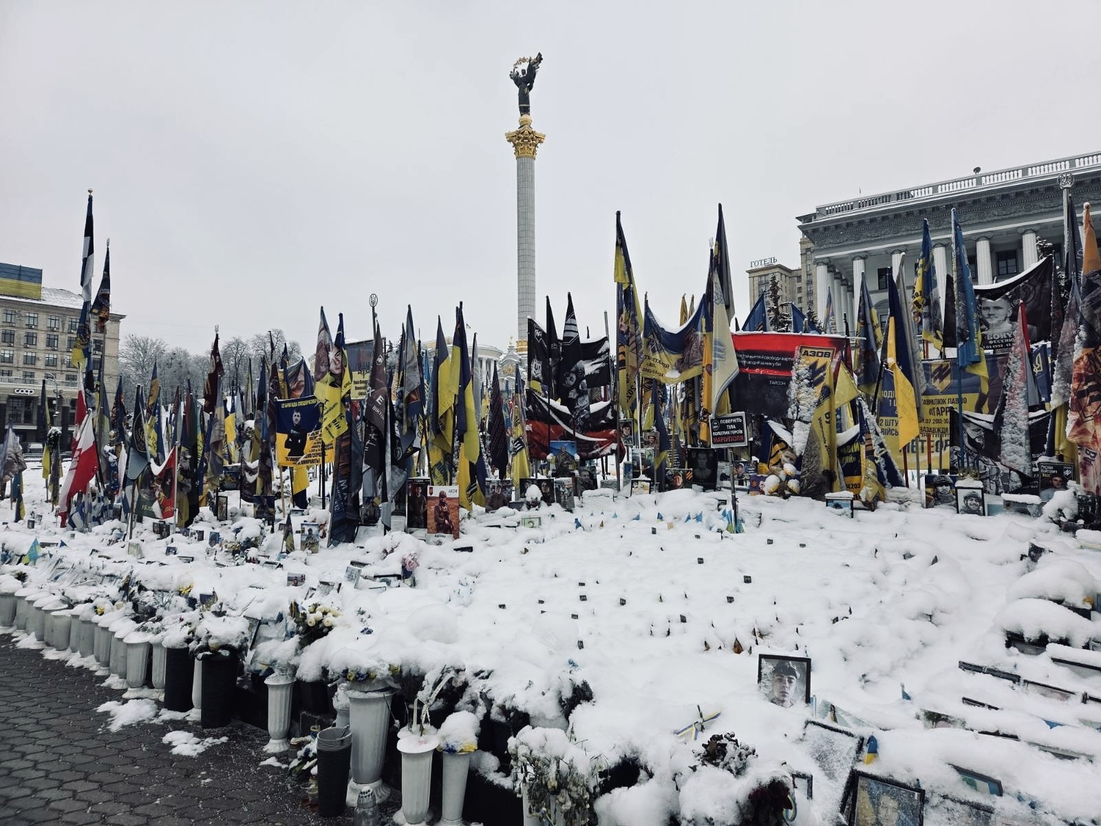 Place Maidan à Kiev