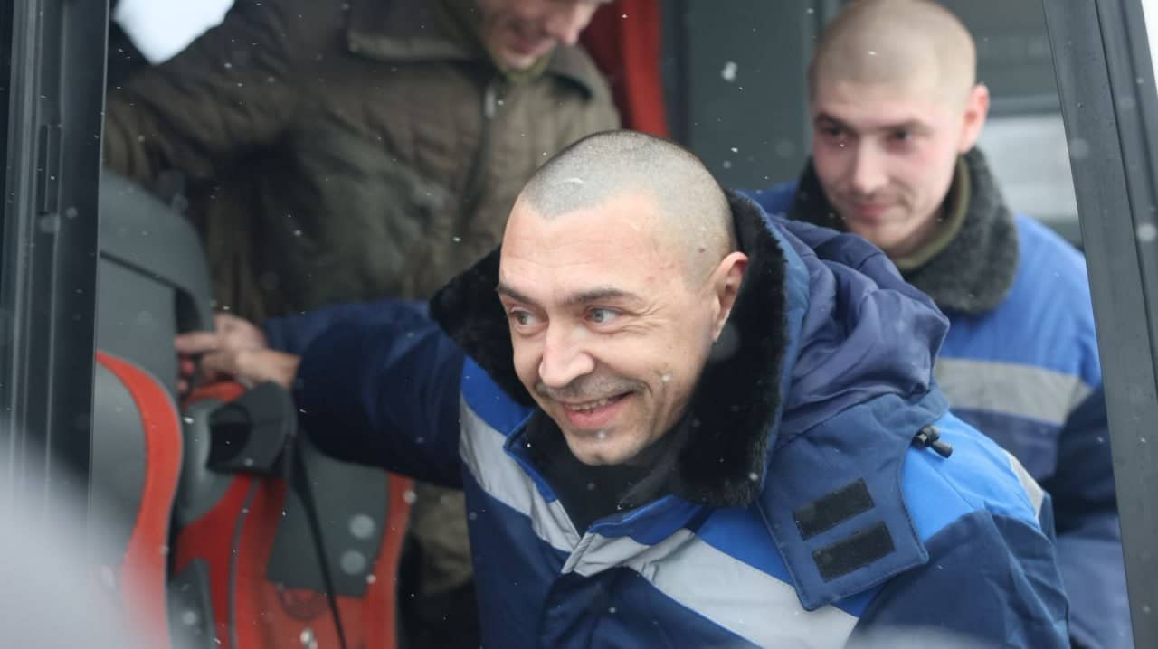 Prisonniers de guerre ukrainiens libérés
