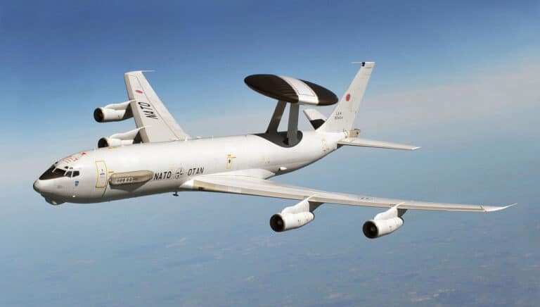 Le AWACS E-3A de l’OTAN effectue sa première mission dans l’espace aérien finlandais