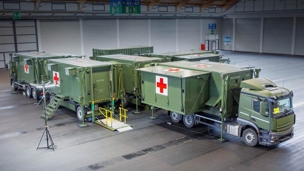 Le Danemark commande des hôpitaux de campagne mobiles auprès de Rheinmetall