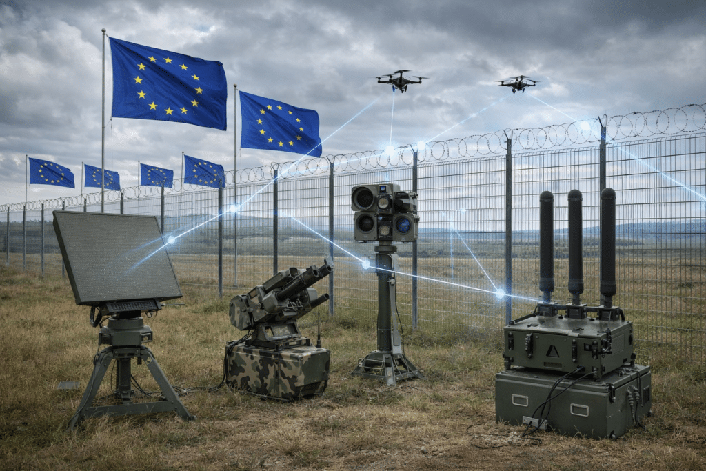 Le Mur Anti-Drones Européen : prêt avec l’EDDI pour sécuriser le flanc Est
