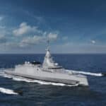 France : Mise à flot de la future frégate Amiral Louzeau