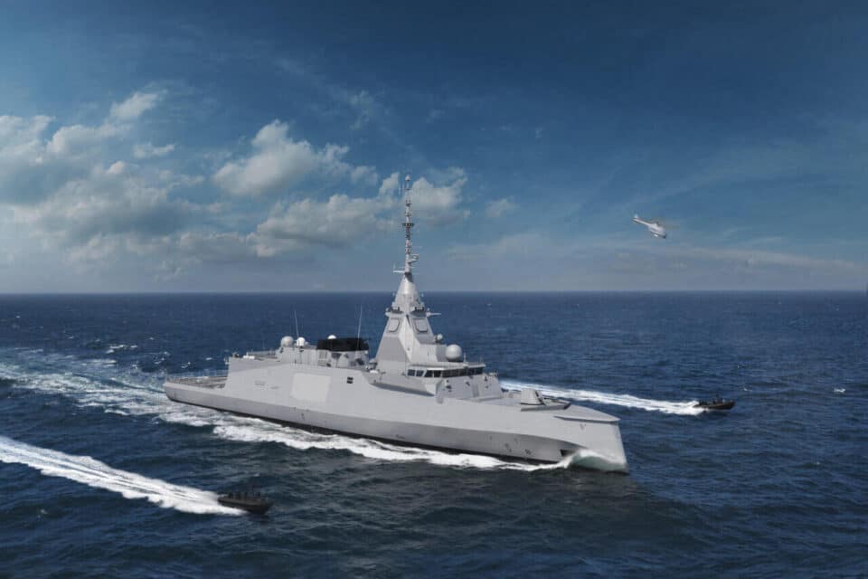 France : Mise à flot de la future frégate Amiral Louzeau