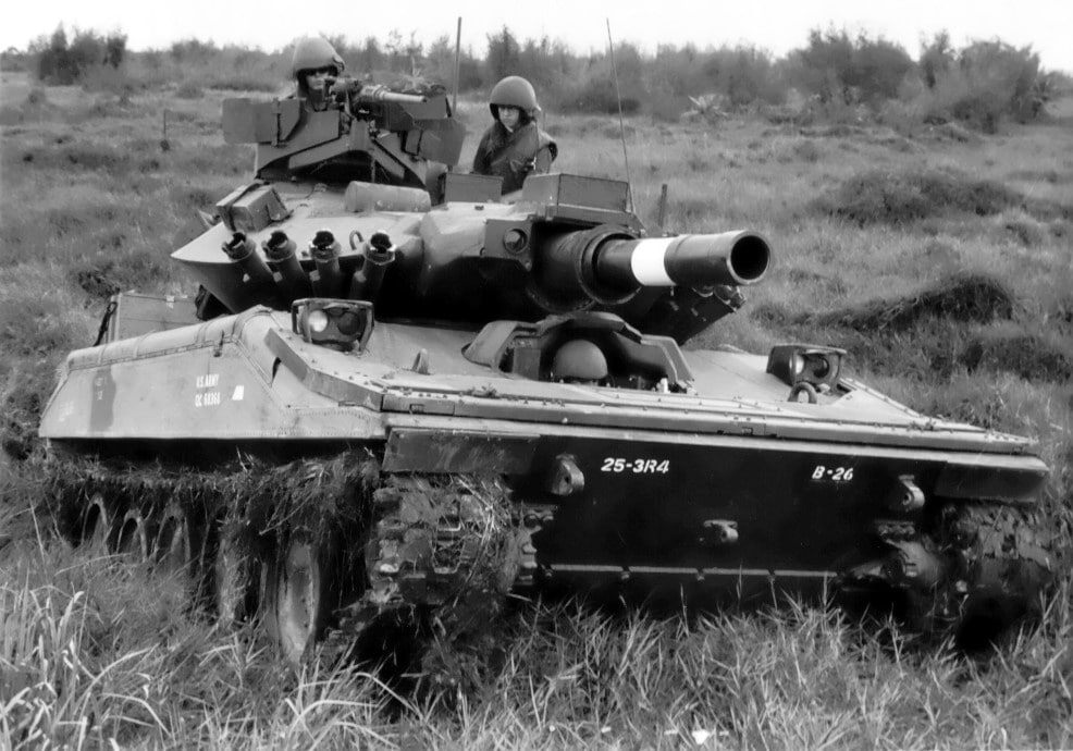 Un M551 Sheridan au Vietnam en 1969
