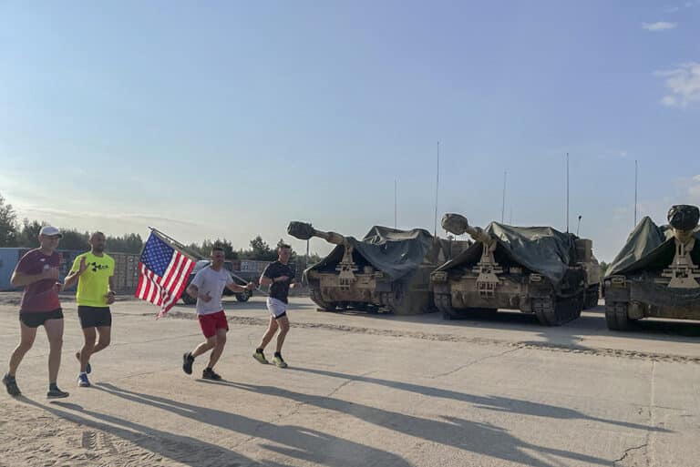Soldiers assigned to the Florida Guard’s 50th Regional...