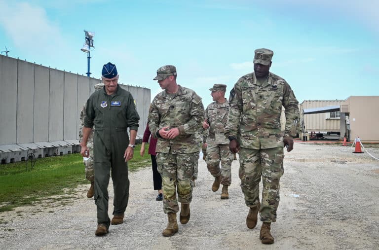 U.S. Air Force Brig. Gen. Jeremy Sloane, commander of...
