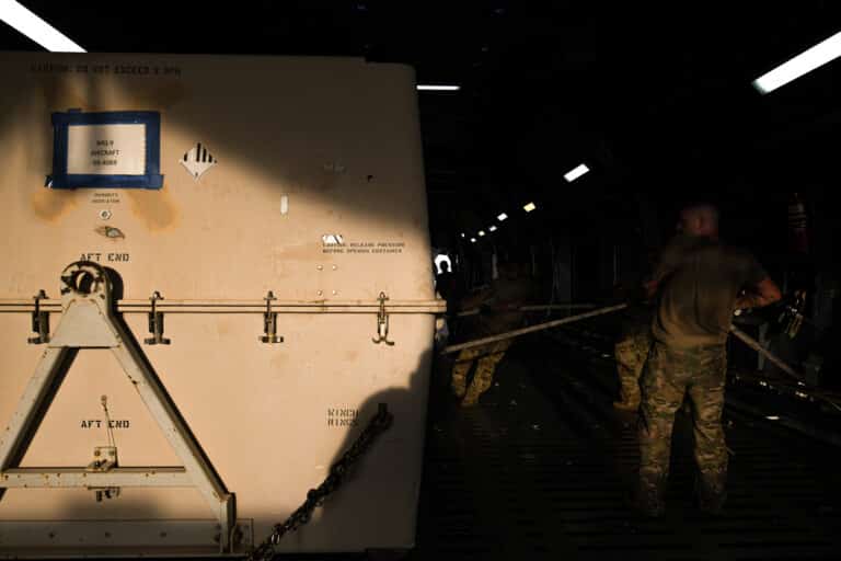 Airman from the 380th Expeditionary Logistics Readiness...