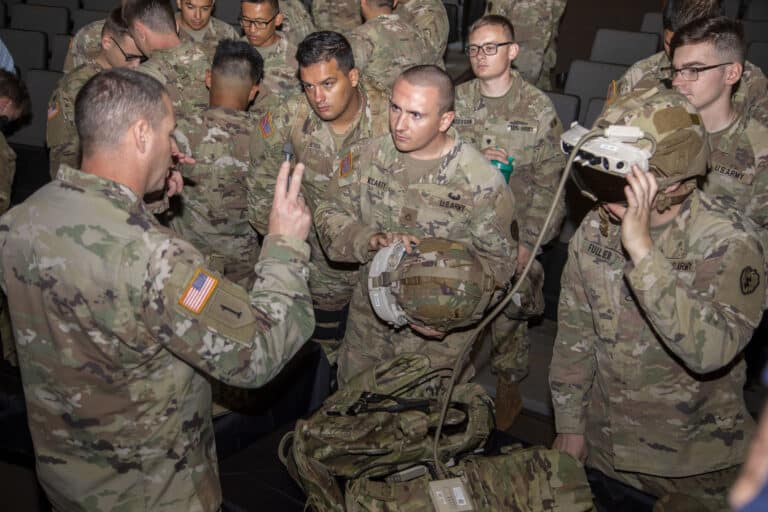 U.S. Army Master Sgt. Ryan Becker, the Program Executive...