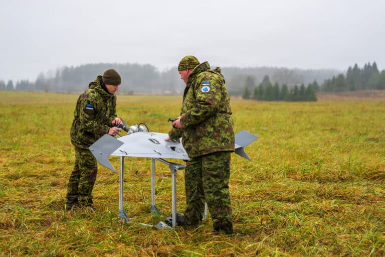 Estonian Army Soldiers from the Estonian Division...