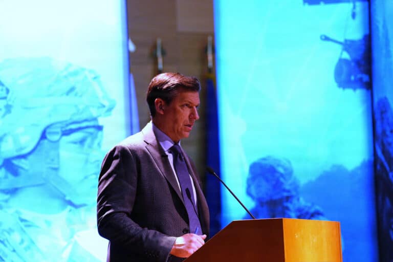 During his opening keynote address at the Army’s...