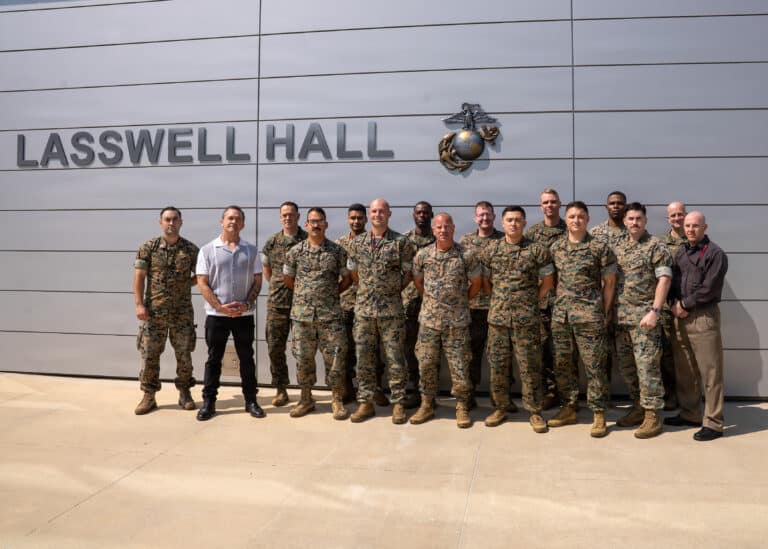 U.S. Marine Corps leaders from Marine Corps Information...