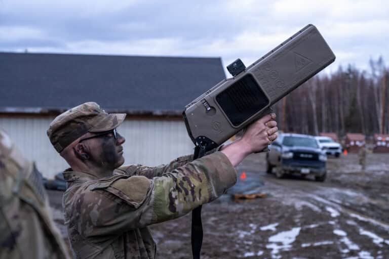 U.S. Army Pfc. Matthew Shalk, a solider assigned to A...
