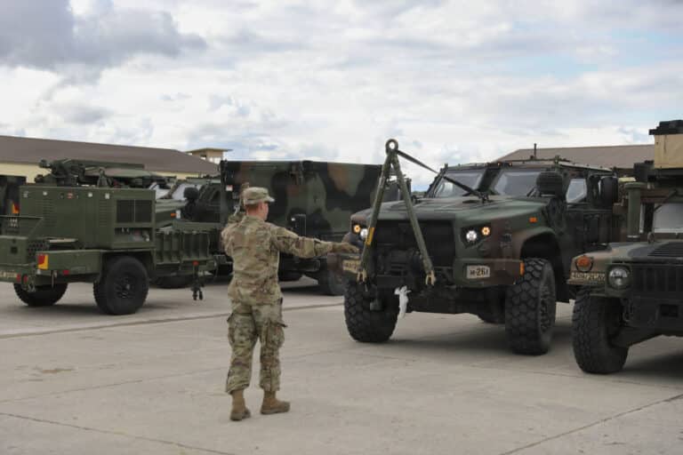 U.S. Army 1st Lt. Nathan Pyle, an executive officer with...