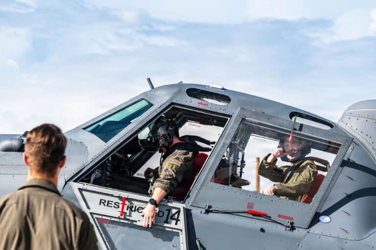 U.S. Air Force Col. Kyle Porter, 355th Wing deputy...
