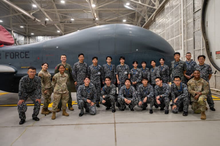 U.S. Air Force Airmen assigned to the 374th Airlift Wing...