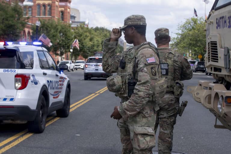 U.S. Army Soldiers with the Mississippi National Guard,...
