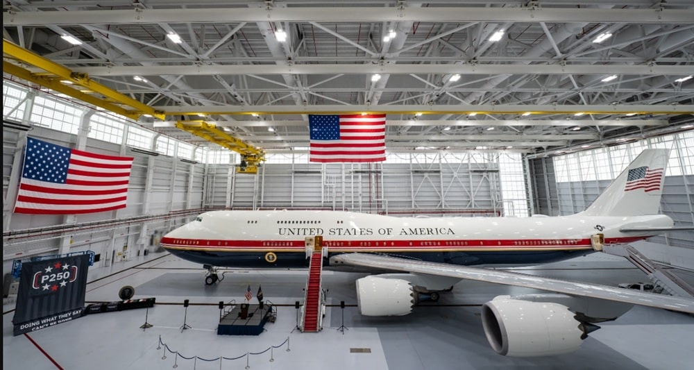 Le nouvel Air Force One aux couleurs américaines