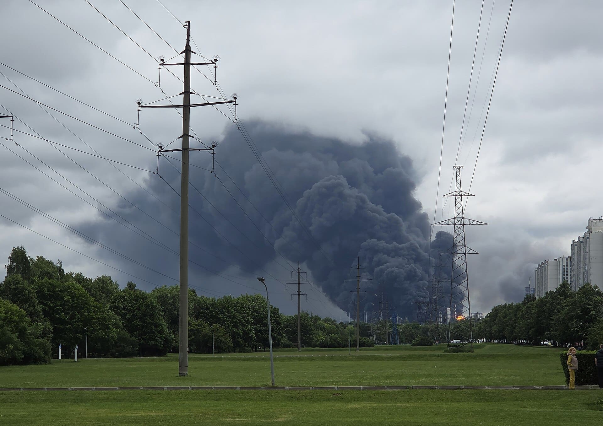Incendie de la raffinerie de Moscou après une frappe ukrainienne