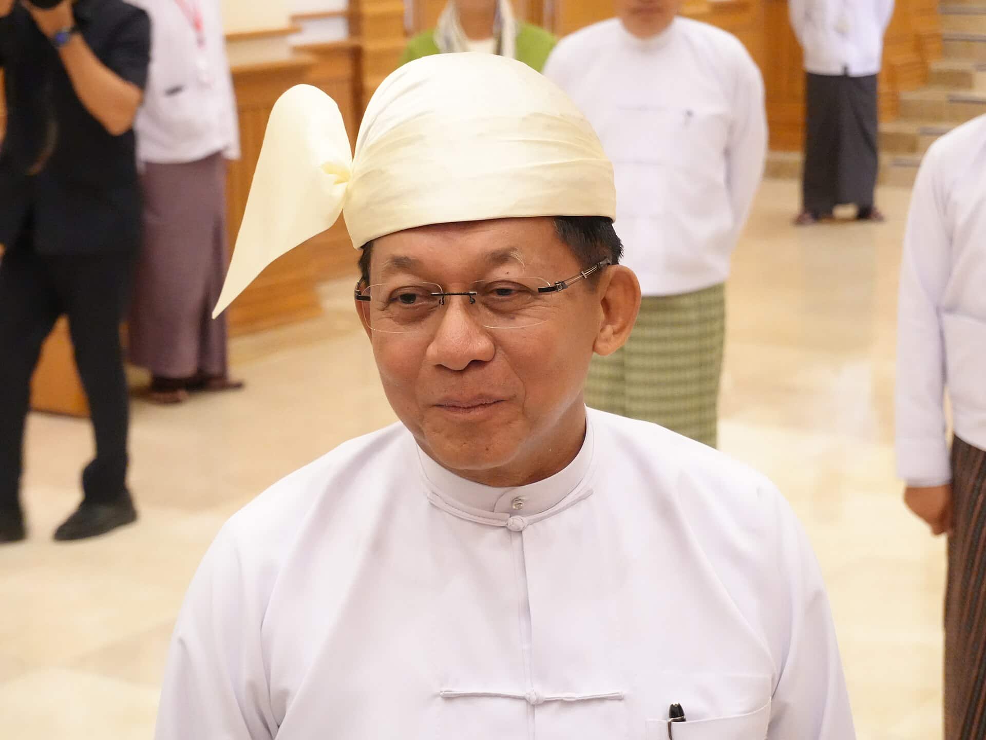 Min Aung Hlaing, président du Myanmar