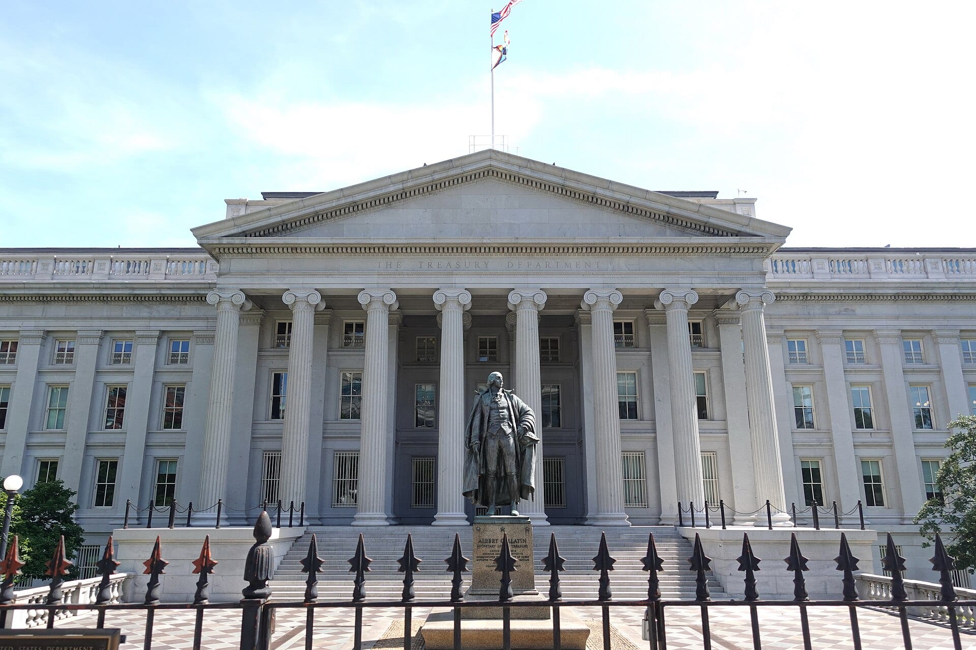 Bâtiment du département du Trésor américain à Washington
