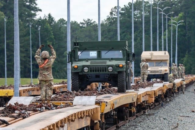 116th Mobile Brigade Combat Team en exercice