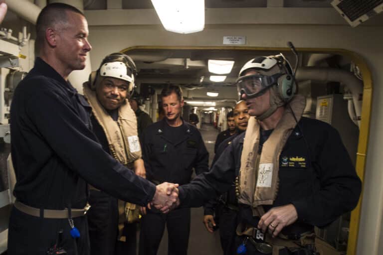 170329-N-GR361-076 EAST CHINA SEA (March 29, 2017) Capt....