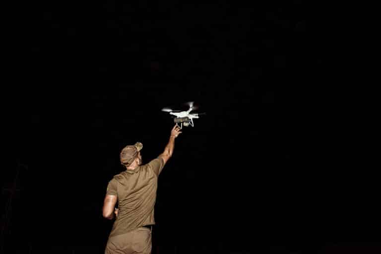 A Department of Defense contractor operates a drone...