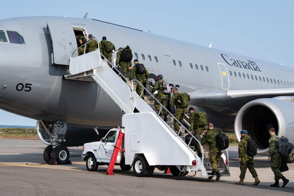 Premier Airbus CC-330 Husky ravitailleur canadien sorti d&rsquo;usine réalise son vol inaugural