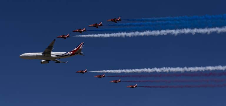 The British Air Force’s Red Arrows and a Government of...